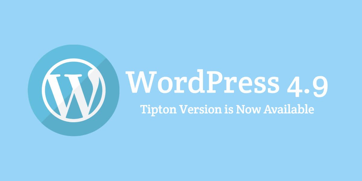 WordPress 4.9 tipton