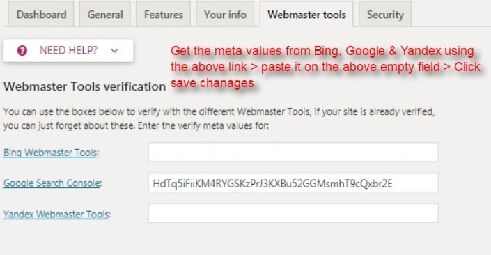 Verify and add your website on Webmaster tools bing, Google search console and Yandex