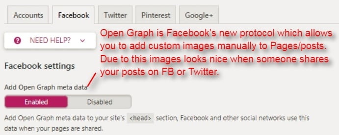 enable Facebook open graph protocol which allows you to add custom images manually on Pages and posts on your blog
