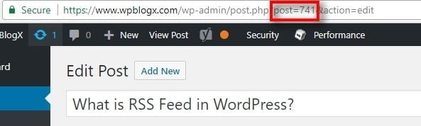 find post id in WordPress page and post