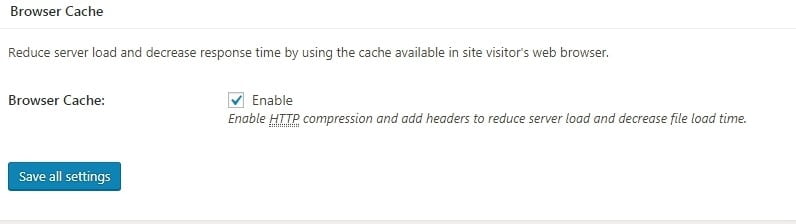 w3tc browser cache