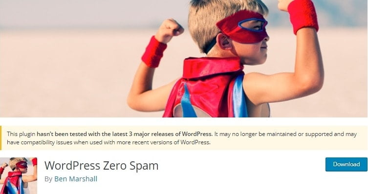 wordpress zero spam