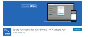 WP simple pay pro