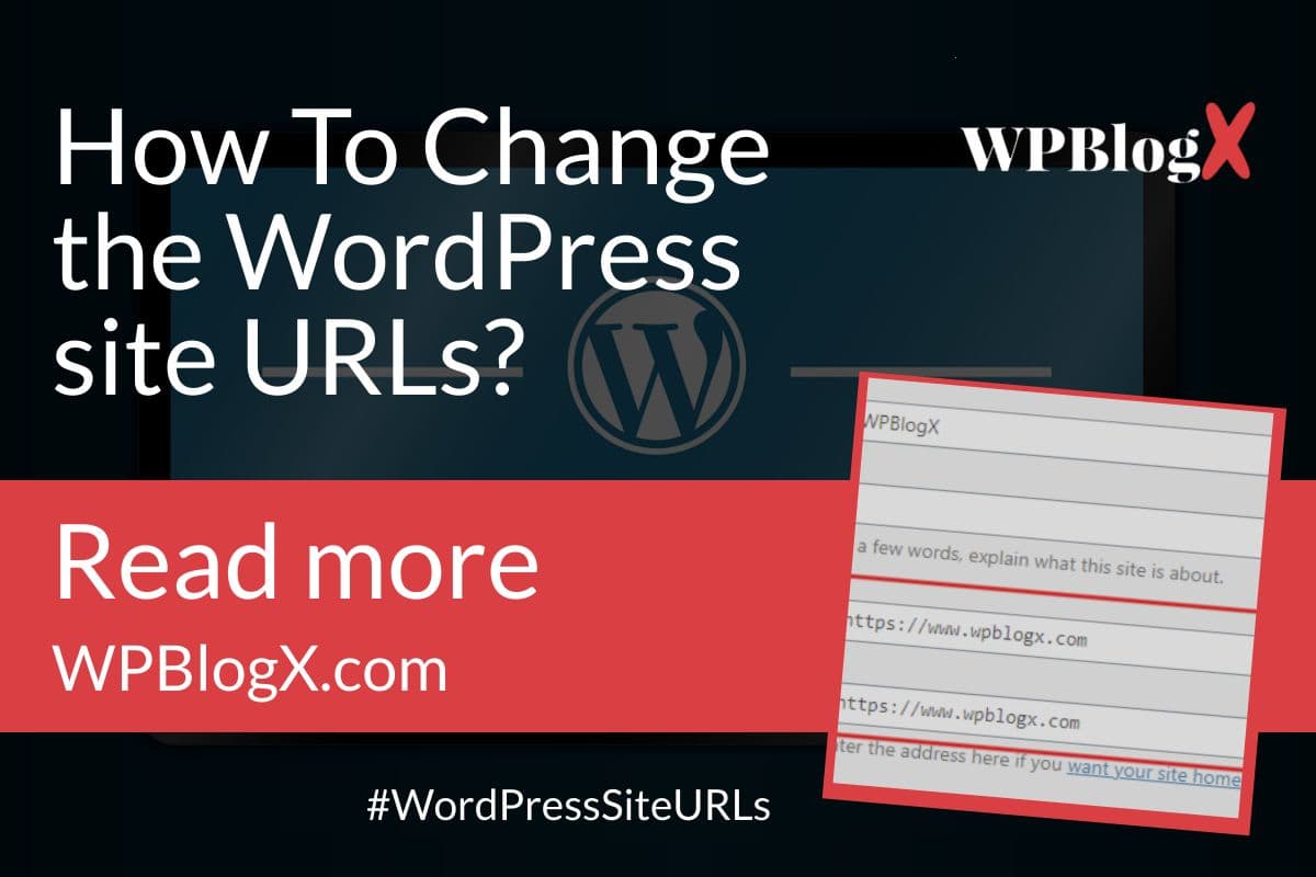 change site url in wordpress