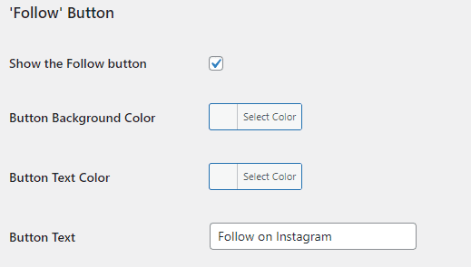instagram plugin Load more options