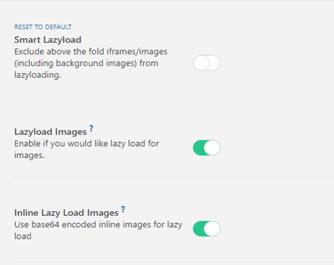 Lazy Load Feature