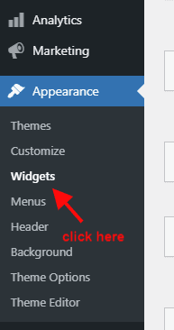 click widgets