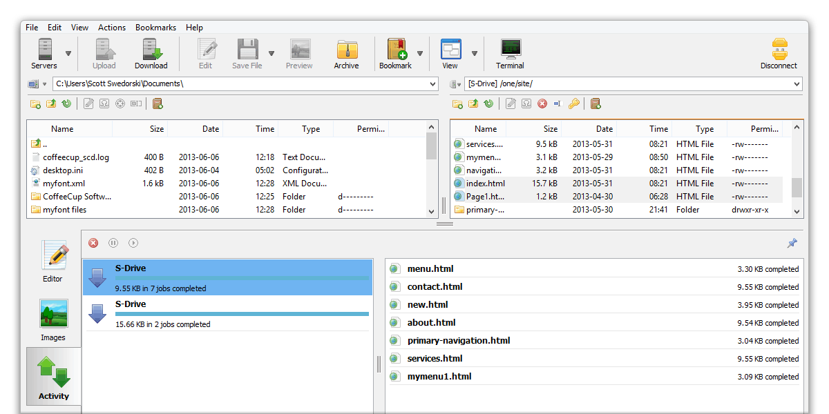 free ftp client for windows and mac users