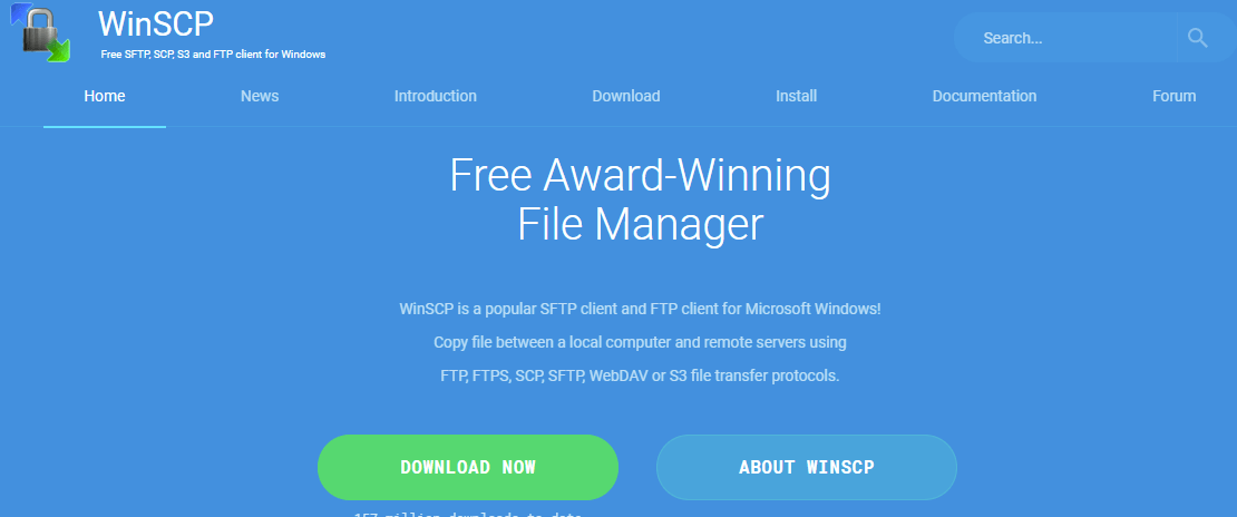 winscp ftp client for windows users